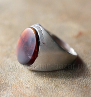 Афганский винтажный перстень со старым сердоликом. Афганистан, Бамиан, народност