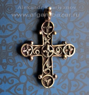 Кулон-крест в византийском стиле. Автор - Александр Емельянов