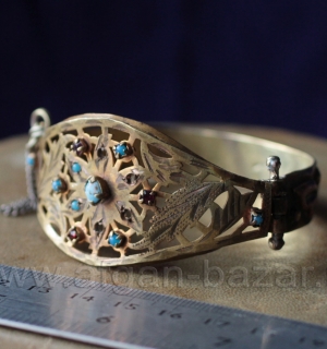 Старый хазарейский браслет с восстановленными элементами