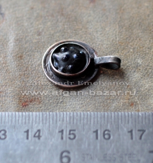 Подвеска из монеты в афганском стиле. Автор - Емельянов Александр