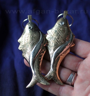 Марокканская подвеска-амулет в виде рыбы