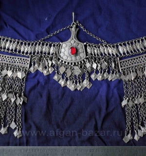 Налобное украшение Силсила. Афганистан, народность Хазара (Газни, Пактия), втора