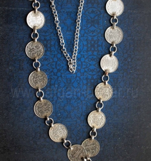 Афганское колье с иранскими монетами. Афганистан или Пакистан (Кветта), народнос