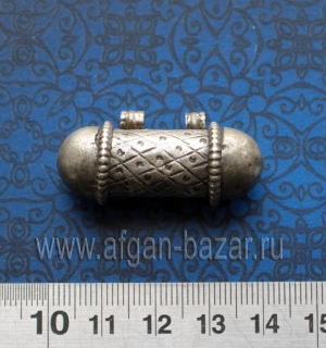 Бедуинский амулет "Хырз" (Hirz), часть ожерелья. Бедуины племени Рашайда (Rashai