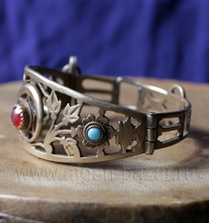 Афганский браслет с растительным орнаментом. Афганистан, народность Белуджи или 