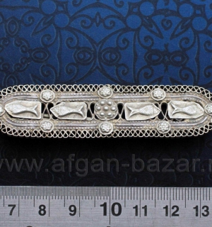 Заколка для волос с изображением рыбок. Афганистан, народность Хазара, 20 в.