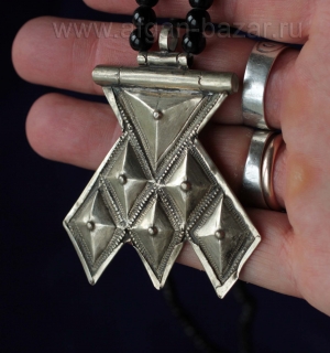 Туарегский амулет Хамса (Khamsa, Khomissar) Западная Сахара, Марокко или Маврита