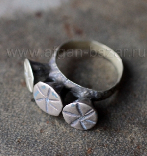 Афганский племенной перстень (Kuchi Tribal Ring). Афганистан или Пакистан, 20 в.