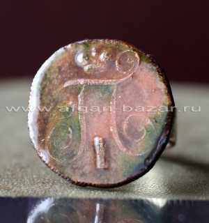 Александр Емельянов кольцо "Павел 1", горячая эмаль