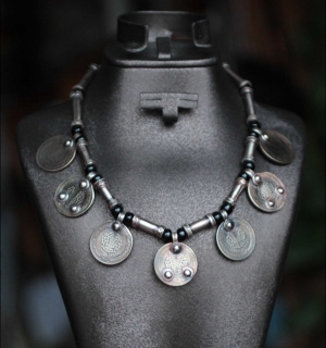 Авторские украшения. Колье в этническом стиле ручной работы.