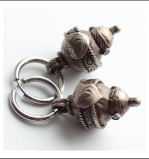 Авторские украшения. Серьги ручной работы  в этническом стиле