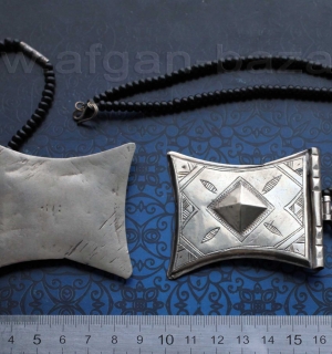 Туарегский мужской амулет "Ктаб" или "Тчерот". Марокко, Мавритания или Нигер, 20