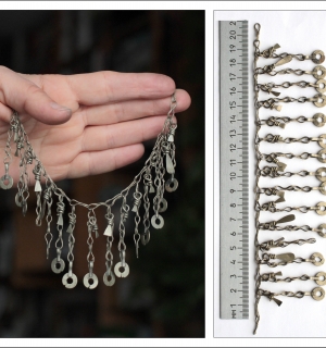 этническая фурнитура для расшивки костюма. Кучи цепи