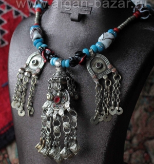 Колье - племенное украшение Кучи (Tribal Kuchi Jewelry). Западный Пакистан, (Каш