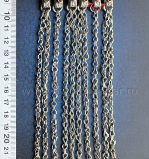 Афганская подвеска-трубочка, деталь украшения или костюма. Северо-западный Пакис