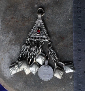 Афганская подвеска, деталь украшения или костюма. Афганистан или Пакистан, племе