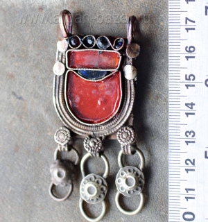 Афганская подвеска, центральная деталь колье-чокера. Афганистан или Пакистан, пл