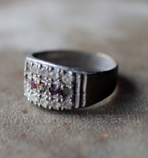 Винтажное кольцо. Индия или Пакистан, 20 в.