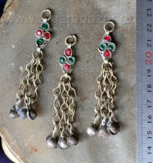 Лот из трех афганских подвесок. Детали костюма или украшений