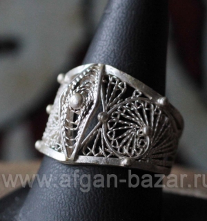 Марокканское филигранное кольцо. Марокко, Эссуэйра, современная работа