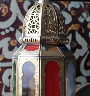 Марокканская лампа-подсвечник