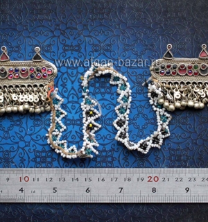 Заколки для волос - племенные украшения Кучи (Kuchi Jewelry) - пара