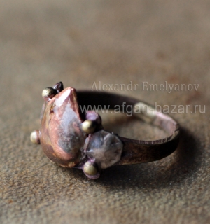 Перстень в индийском стиле. Размер - 17