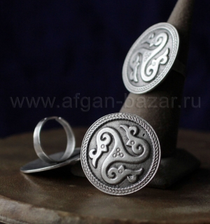 Кольцо в казахском стиле