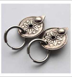 авторские украшения этнические серьги  ручной работы 