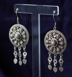 Винтажные филигранные серьги. Турция, 20 в.