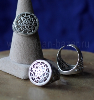 Турецкий перстень в стиле Бохо-Трайбл. Производство - Турция, современная работа