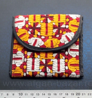 Традиционная туркменская сумочка-кошелек. Туркмения, современная работа