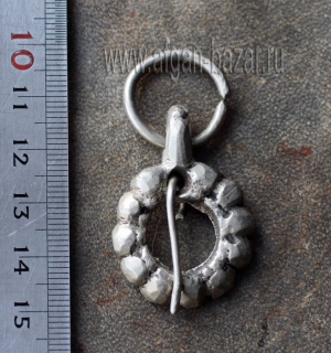 Фибула-подвеска, застежка от нагрудной цепи-колье Юг Марокко (долина Драа), берб