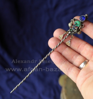 Заколка для волос в стиле украшений народности Мяо/Хмонг. Автор - Александр Емельянов Заколка для волос в стиле украшений народности Мяо/Хмонг. Автор - Александр Емел