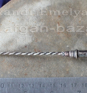 Заколка для волос в стиле украшений народности Мяо/Хмонг. Автор - Александр Емел