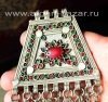 Афганская этническая подвеска-амулет Кучи (Kuchi jewelry). Афганистан или Пакист