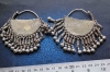 Афганские племенные серьги - височные подвески. Пакистан, народность Белуджи (Ku