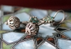 Афганские серьги в стиле племенных украшений Кучи (Kuchi jewelry)