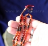Иранские четки из сардоникса (Aqeek Sulaymani). Иран, современная работа