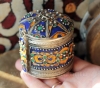 Марокканская шкатулка-браслет с горячей эмалью