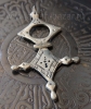 Массивный туарегский амулет по мотивам знаменитых крестов Agades cross