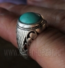 Винтажный иранский мужской перстень с бирюзой