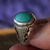 Винтажный иранский мужской перстень с бирюзой