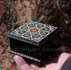 Лаковая шкатулка из папье-маше с миниатюрной росписью. Узбекистан, современная р