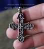 Кулон-крест в византийском стиле. Автор - Александр Емельянов