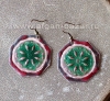 Александр Емельянов. серьги "Бактрия". Горячая эмаль, авторская работа