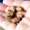 Винтажные африканские стеклянные бусины Кробо - African Ghana Krobo Beads. Лот и