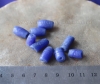 Африканские стеклянные бусины Кробо - African Ghana Krobo Beads. Лот из десяти б
