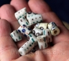 Африканские стеклянные бусины Кробо - African Ghana Krobo Beads. Лот из одинадца