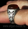 Иранский мужской перстень с йеменским сердоликом Aqeek Yamani